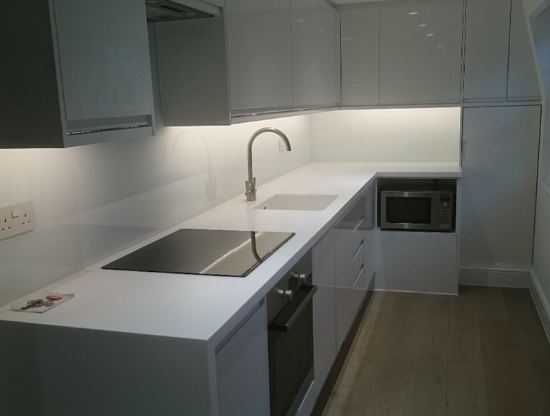 Residential refurbishment & reconfiguration works Hanover Place, London